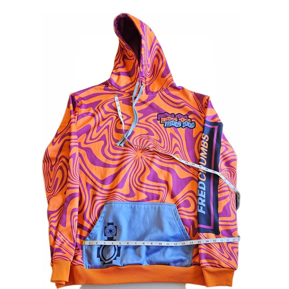 Musician Freddy Todd FredCrumb All Over Print Unisex Baggy Hoodie - Picture 12 of 16
